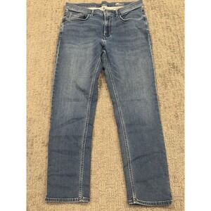 Faherty  Mens 35x28 Denim Straight Stretch Five Pocket Jeans (N1)